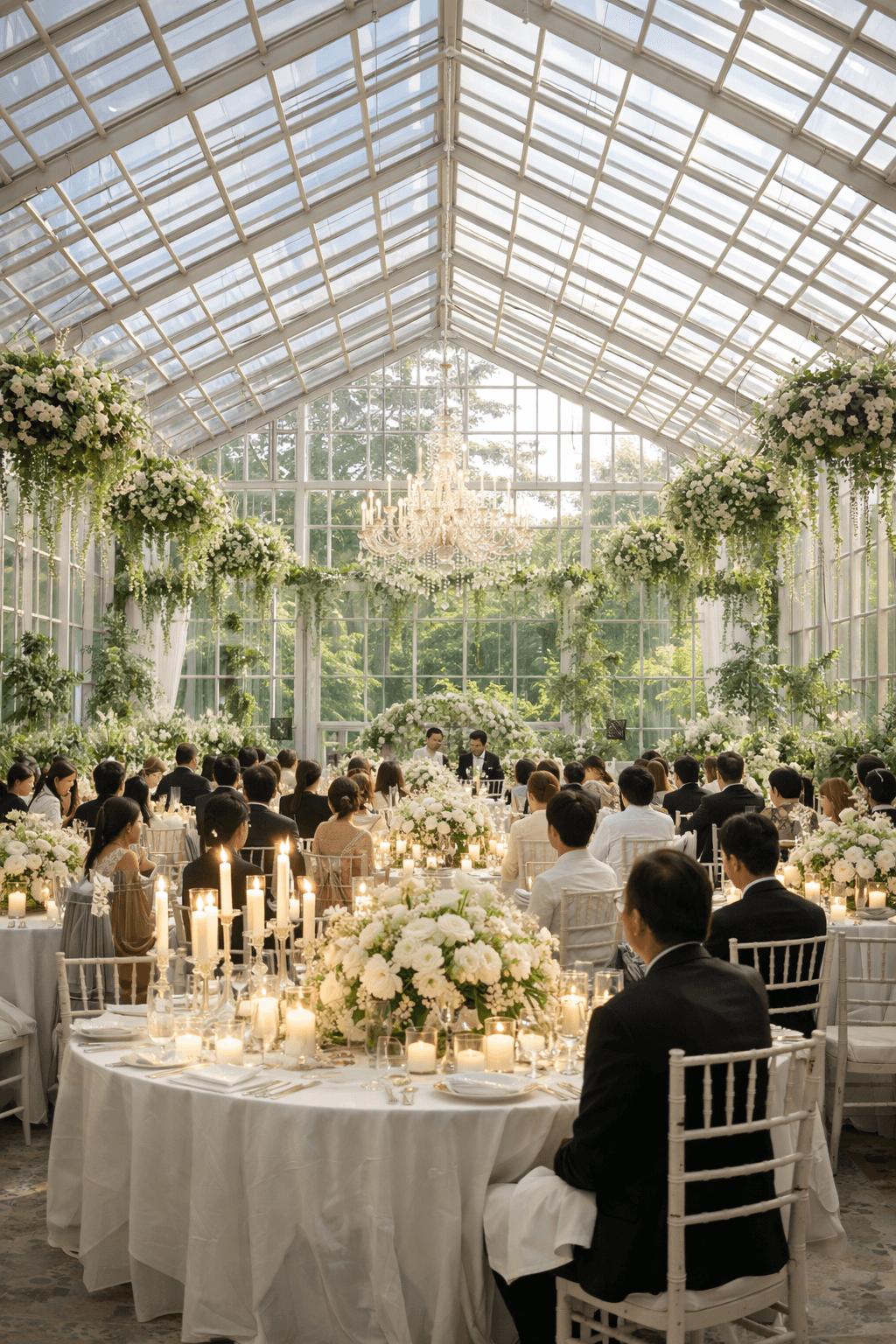 ガラス温室の特別な会場